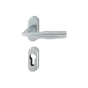 Hoppe 3244001 Grt. con rosetta Vitóri M1515/30P/30PS F41-R cromo satinato - Resista® 