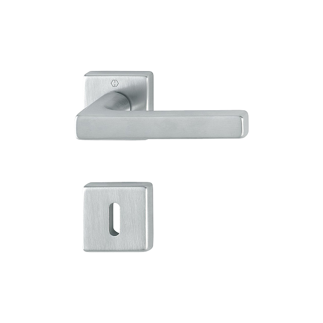 Hoppe 3392601 Grt. con rosetta Dallas M1643/843K/843KS F41-R cromo satinato - Resista® 