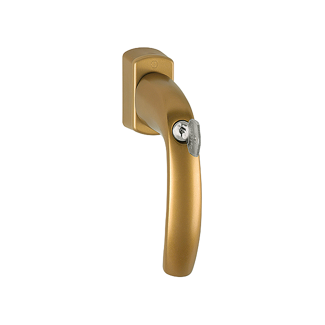 Hoppe 10764215 Martellina DK con chiusura Newyor 0810S/US10 100NM F4 alluminio aspetto bronzo 