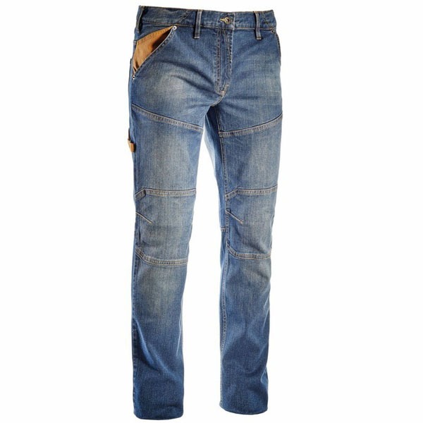 Diadora 170752 C6207 pantalone jeans stone plus lavoro taglia 38 dirty washing