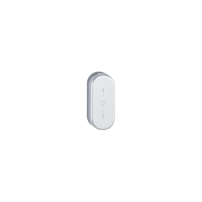 Hoppe 672240 Rosetta Sigma U26SV F1 alluminio aspetto argento 