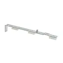 AGB A529200200 Articolazione Superiore Artech Plana per Serramento Alluminio e Legno Parte Anta Aria 12mm Interasse 9 e 13mm Acciaio Finitura Argento