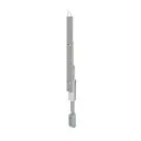 AGB A5019302DX Terminale Superiore Artech per Ante a Bandiera Mano Destra Lunghezza 125mm Puntale Uscita 11 o 15mm Acciaio Finitura Silver