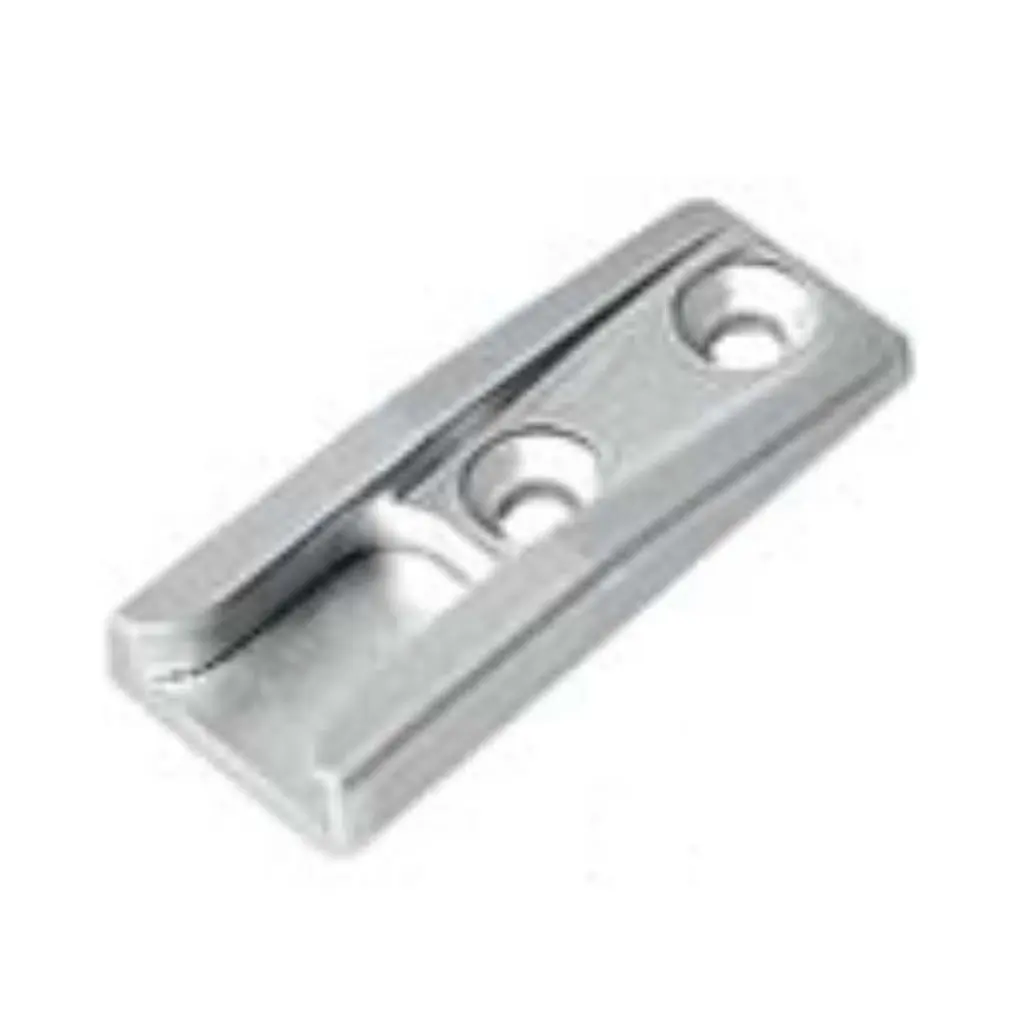 AGB A514000513 Incontro Nottolino Artech per Serramento in Legno Aria 12mm Interasse 9mm Battuta 18mm Dimensione 46x17,5x8,5mm Zama Finitura Argento