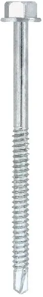 Friulsider 19600B06110N7 AP6 TE Vite Autoperforante Testa Esagonale Confezione 100pz 6,3X110 EN ISO 15480 Acciaio Cementato Zincata