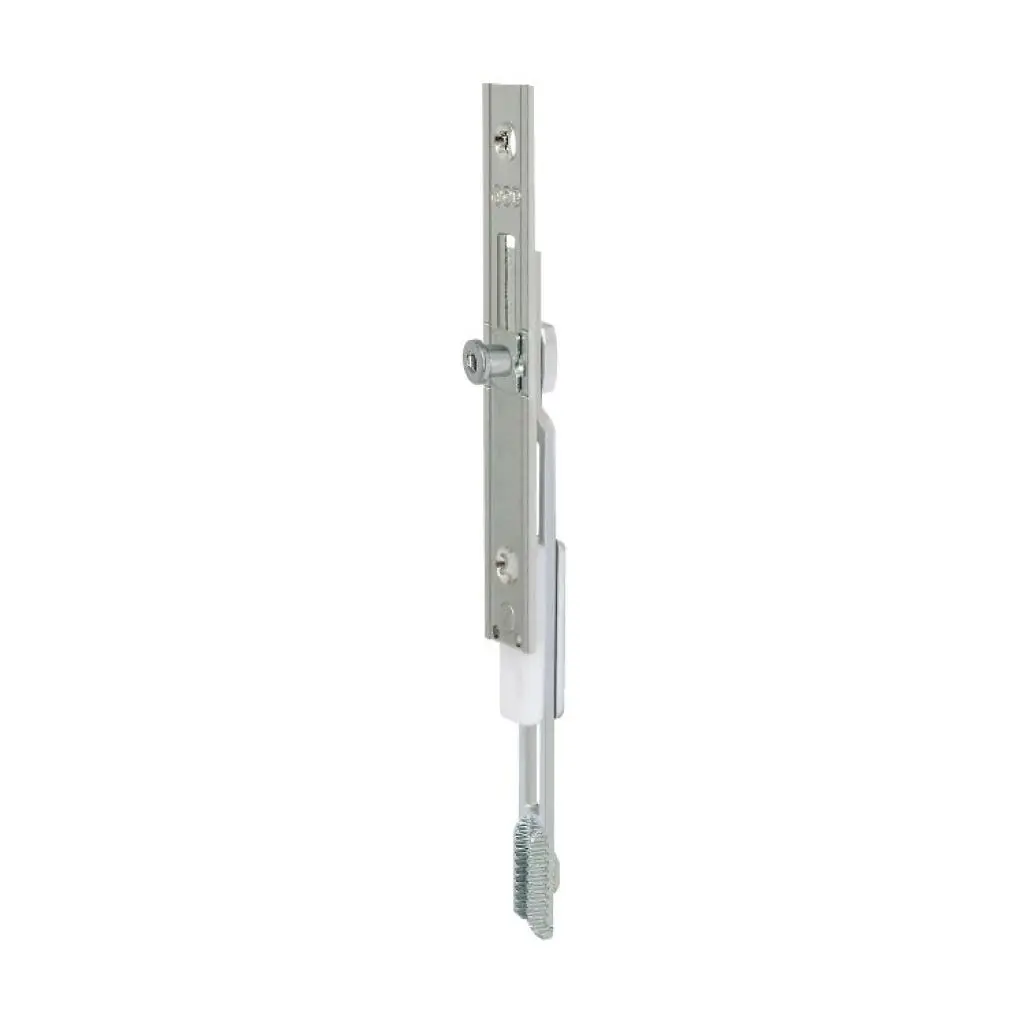 AGB A501930003 Terminale Superiore Artech per Finestra Vasistas Lunghezza 125mm 1 Nottolino a Fungo Corsa 18mm Acciaio Finitura Silver