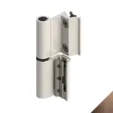 Giesse 00120382U Cerniera Flash Base per Finestra Profilo CU Reversibile Altezza 93mm Portata 75-85Kg Alluminio Finitura Bronzo Scuro