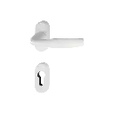 Hoppe 3497163 Grt. con rosetta Newyor 1810/30P/30PS F9010 bianco 