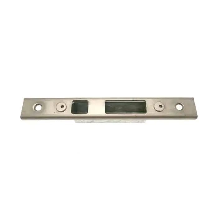 Iseo 033171 Contropiastra Chiusa Regolabile Frontale a U per Deviatori a Gancio Multiblindo 24x6x180mm Acciaio