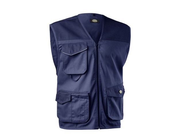 Diadora 160302 60062 L gilet mover blu classico multitasche