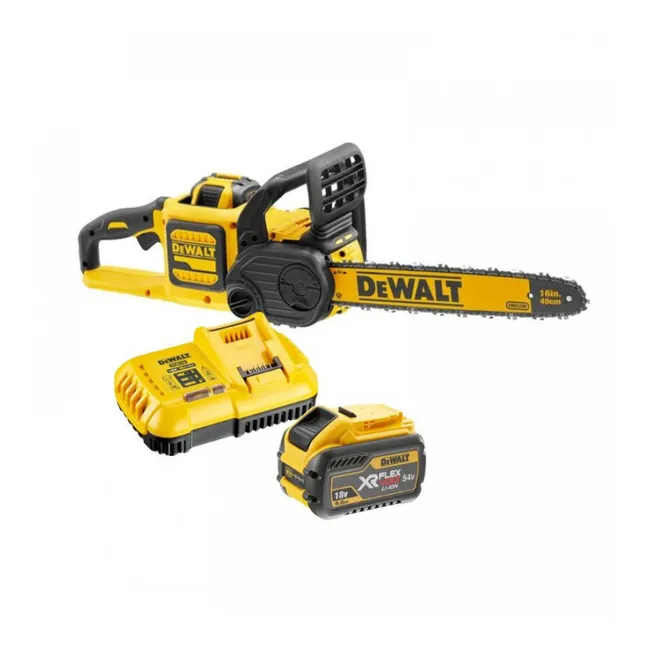 DeWalt DCM575X1-QW Elettrosega Sega Elettrica 54V XR Flexvolt con 1 Batteria 3.0Ah + Caricabatterie