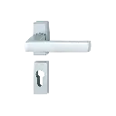 Hoppe 10733005 Grt. con rosetta Toulon 1737/844P/844PS F1 alluminio aspetto argento 