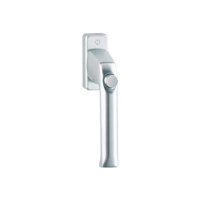 Hoppe 819553 Martellina DK con chiusura London 013SV/U34 F1 alluminio aspetto argento 