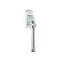 Hoppe 819553 Martellina DK con chiusura London 013SV/U34 F1 alluminio aspetto argento 