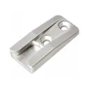 AGB A51400CR13 Incontro Nottolino Artech per Serramento in Legno Aria 12mm Interasse 13mm Battuta 24mm Dimensione 46x22x8,5mm Zama Finitura Argento