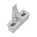 AGB A512110001 Cerniera Centrale Artech per Serramento in Legno Parte Anta Battuta Liscia Canalino 16/12 Zama Finitura Argento