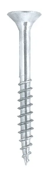 Friulsider 07001B45060N7 VBU Vite TPS Truciolare Confezione 200pz 4,5x60-I35 Testa Svasata Piana Parzialmente Filettata Zincata