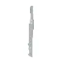 AGB A501930207 Terminale Inferiore Artech per Serramento Gancio Ribalta per GR 2 a GR 7 Finitura Argento