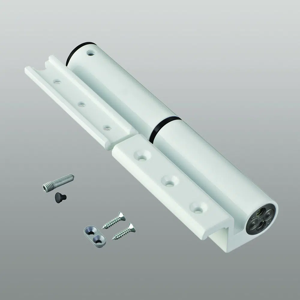 Savio 1190R/28 Reklò Cerniera Chiudiporta a 2 Ali Soluzione 2in1 Preassemblata Destra Finitura Verniciato Nero 10 Gloss