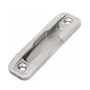 AGB A51400CR70 Incontro Ribalta Artech per Serramento in Legno Aria 12mm Interasse 13mm Dimensione 85x22x8,5mm Zama Finitura Argento