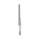 AGB A5019302SX Terminale Superiore Artech per Ante a Bandiera Mano Sinistra Lunghezza 125mm Puntale Uscita 11 o 15mm Acciaio Finitura Silver