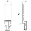 AGB A515990000 Inserto di Protezione Artech per il Dispositivo DSS Evita di Danneggiare il Serramento in Legno
