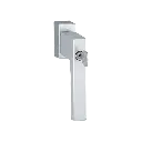 Hoppe 10764792 Martellina DK con chiusura Toulon 0737S/US947-1 100NM F1 alluminio aspetto argento 