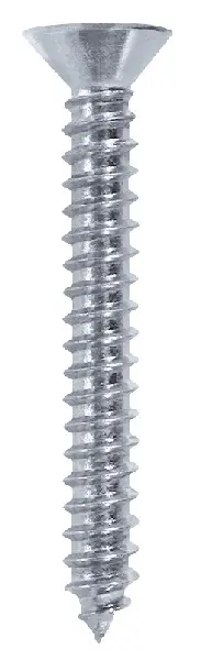 Friulsider 19440B55050N7 AF-STEEL TPS Vite Autofilettante Testa Svasata Piatta Philips Confezione 200pz 5,5x50 DIN 7981 Acciaio Cementato Zincata