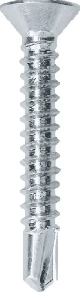 Friulsider 39613B39019N7 Ap-Steel TPS Vite Autoperforante Testa Svasata Piana Confezione 500pz Torx T15 3,9X19 Acciaio Cementato Zincata