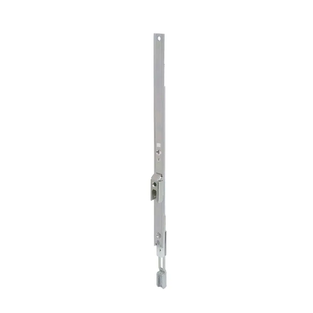 AGB A515811901 Prolunga con Incontro Artech per Serramento in Legno Pvc o Alluminio Lunghezza 200mm Acciaio Finitura Silver