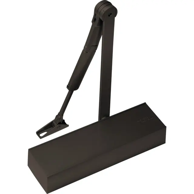 Dormakaba 22213519 TS 71 EN 3/4 con braccio standard senza fermo e piastra di montaggio, Nero P190