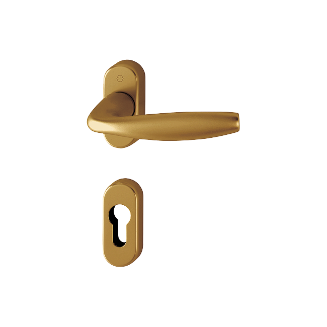 Hoppe 3429187 Grt. con rosetta Newyor 1810/30P/30PS F4 alluminio aspetto bronzo 