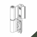 Giesse 00120480U Cerniera Flash Base per Finestra Profilo CU Domal Reversibile Altezza 93mm Portata 75-85Kg Alluminio Finitura Verde Ral 6005