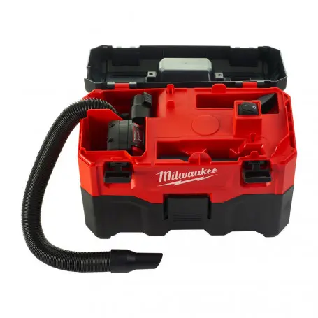 Milwaukee 4933464029 Aspiratore Solidi/Liquidi Filtro Hepa Lavabile M18 M18VC2-0 - Solo Corpo