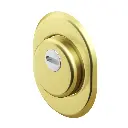 Disec CD2000PA2 Controdefender Antisfondamento Fisso Protezione Interna per Serratura per Cilindro Europeo Ottone