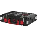 Milwaukee 4932464080 Cassetta Portautensili PackOut Box Impilabile 165x561x411 con Divisori Estraibili