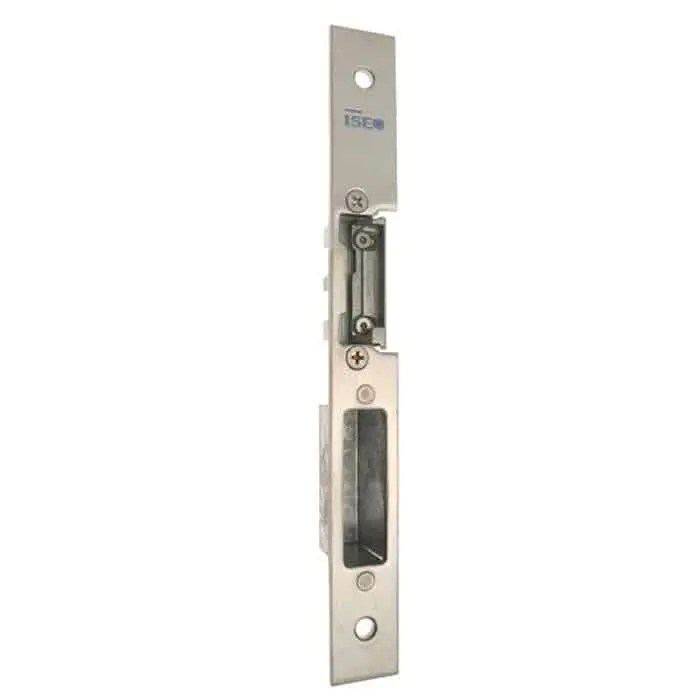 Iseo 033231 Contropiastra Chiusa Regolabile per Serratura Multiblindo 24x3x220mm Sinistra Acciaio Inox