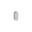 Hoppe 811601 Rosetta Sigma U26SV F9 alluminio aspetto titanio 