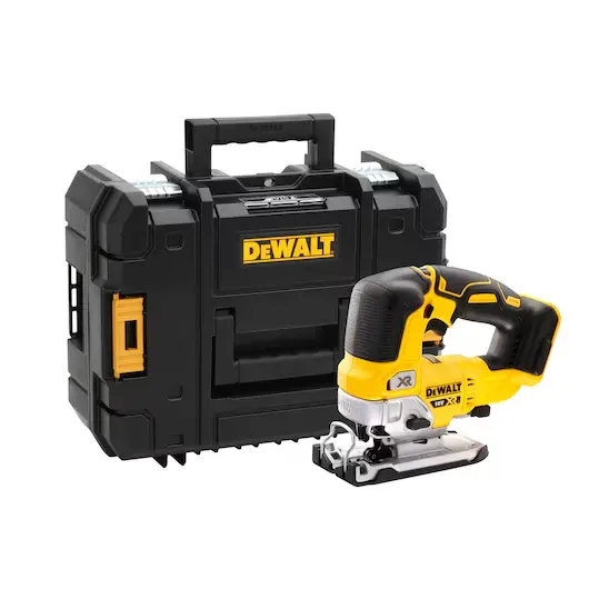 DeWalt DCS334NT-XJ Seghetto Alternativo Impugnatura a Staffa XR 18V Solo Corpo con Valigia