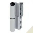 Giesse 00682430 Cerniera Celera per Serramento Profilo Erre 40 Registrabile Altezza 135,5mm Portata 100-120Kg Alluminio Finitura Perla