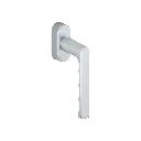 Hoppe 11696370 Martellina DK Hambur 0700/UD9020 Forte®F1 alluminio aspetto argento 