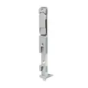 AGB A40036CR01 Catenaccio Inferiore per Serramenti in Legno Lunghezza 180mm Aria 12mm Interasse 13mm Battuta 24mm Acciaio Finitura Silver