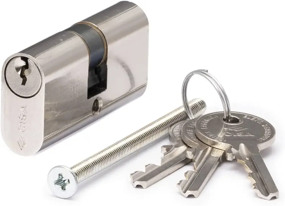 Cisa 0821013012 Cilindro Ovale 35/35 Nichelato