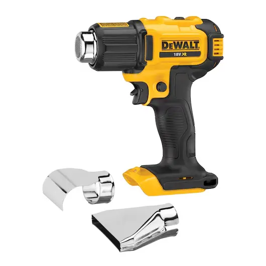 [090629] DeWalt DCE530N-XJ Pistola Termica Termosoffiatore XR 18V Solo Corpo + 2 Naselli