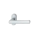 Hoppe 11783321 Grt. con rosetta Hambur 1700/30P F1 alluminio aspetto argento 