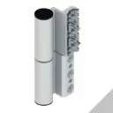 Giesse 00700376 Cerniera Fulcra per Serramento Profilo CU Registrabile Altezza 142mm Portata 120-150Kg Alluminio Finitura Argento Anodizzato