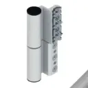 Giesse 00701350 Cerniera Fulcra per Serramento Profilo Erre 40 Registrabile Altezza 142mm Portata 120-150Kg Alluminio Finitura Cromo Satinato