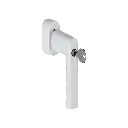 Hoppe 11810968 Martellina DK con chiusura Hambur 0700S/UD9020 Forte® F9016M bianco traffico opaco 