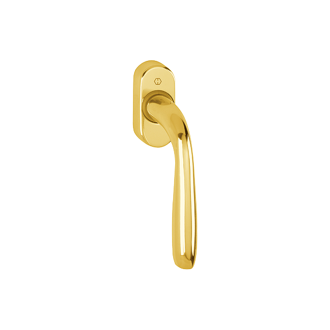 Hoppe 3803491 Martellina DK Maribo 0766/U23 F271 alluminio colore oro lucido 
