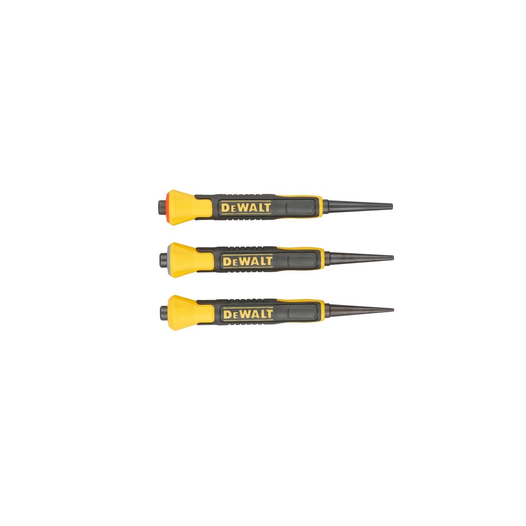 DeWalt DWHT0-58018 Set 3 Cacciachiodi da 0,8 1,5 e 2,4 Millimetri